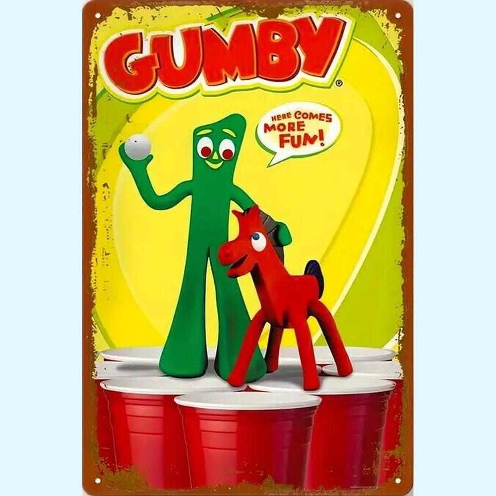 Gumby Novelty Metal Sign 8" x 12" Wall Art New! Home & Garden:Home Décor:Plaques & Signs Style Your Walls